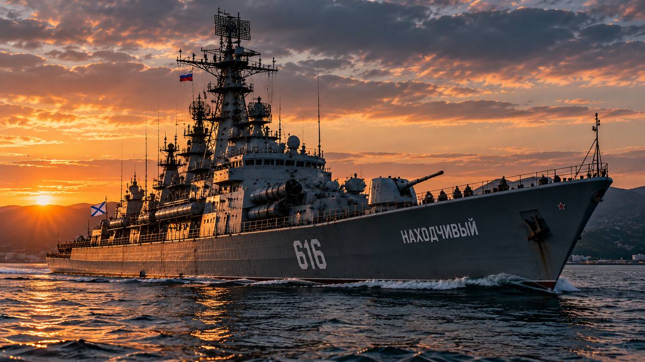 Визуальный образ корабля с названием «Находчивый»